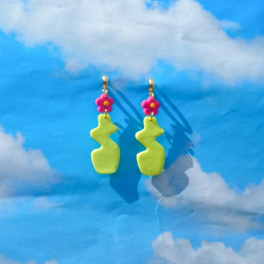 Vase earrings